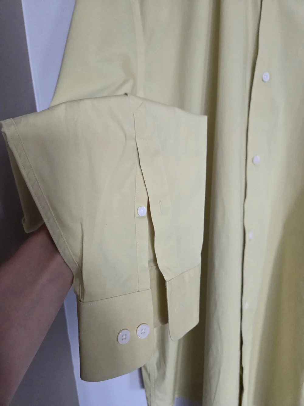 Banana Republic Stretch Classic Men’s XL Yellow Long Sleeve Button Down Shirt